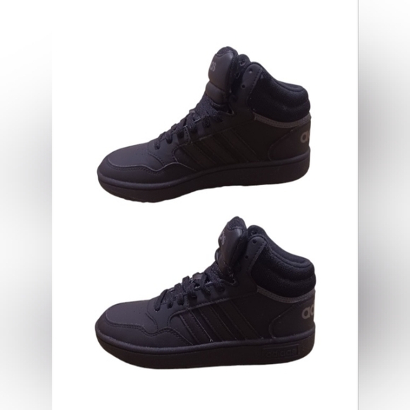 ADIDAS Hoops Mid 3.0 K HR0228 Size 3.5 US, Color black, kids unisex - Picture 2 of 4